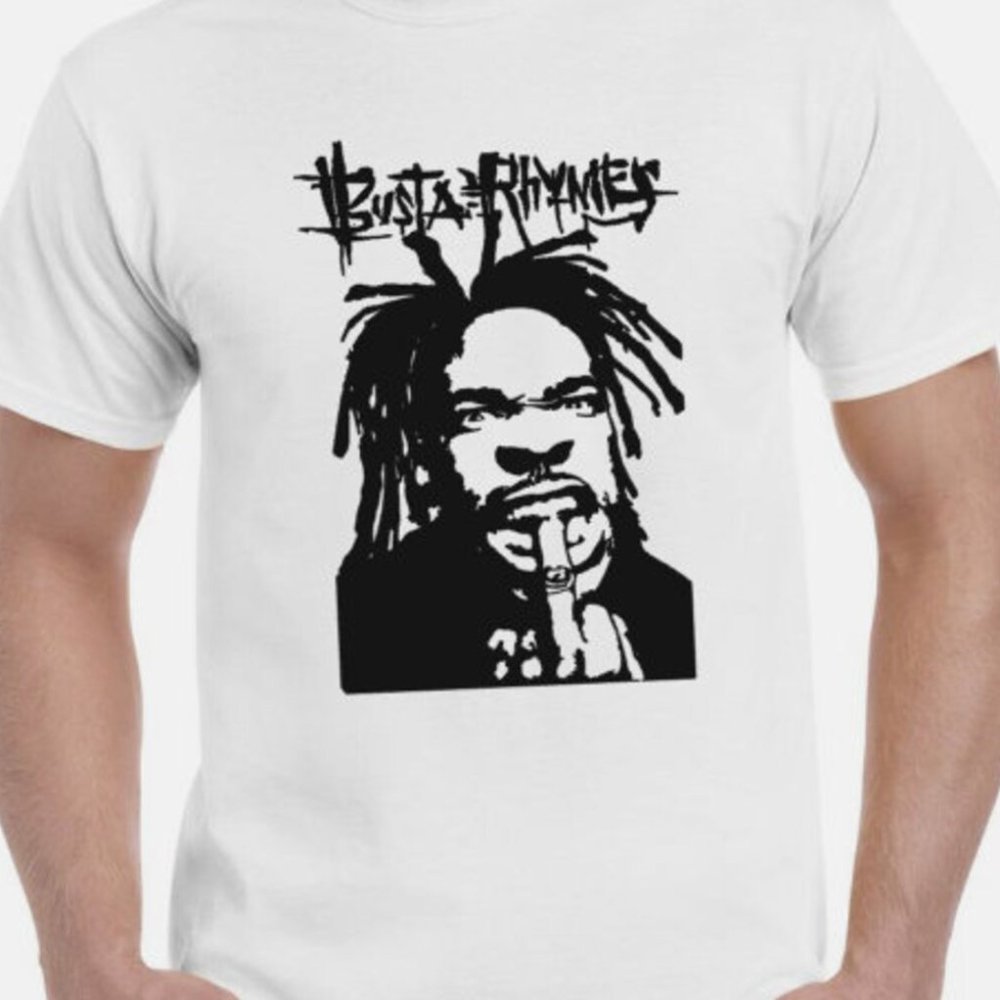 Busta Rhymes T shirt New Retro 90s Hip Hop Flipmode Squad